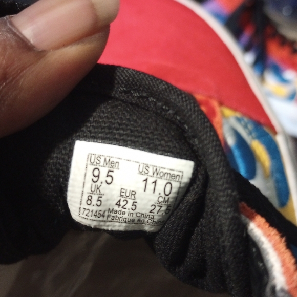 Vans Men's 9.5 Old Skool Statement Multi Block Sneakers Casual Shoes Bla… - Picture 9 of 11